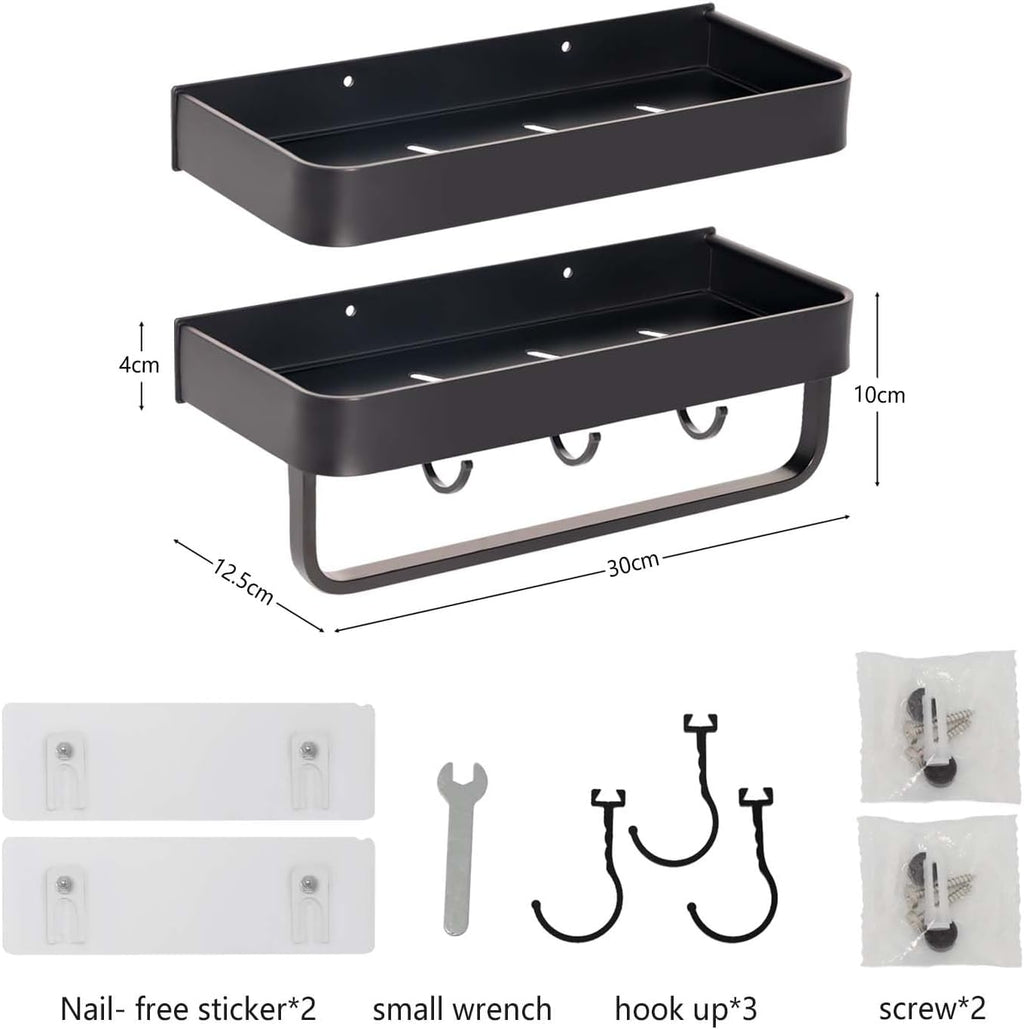 AiTodos® 2pcs Estanteria Ducha