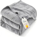 AiTodos®Mantas para Cama de Microfibra - 270x230 cm, Manta de Franela de Gran Tamaño, Manta Multiusos para Sofá Cama yOficina, Suave, Cálida y Lavable a Máquina (Gris)